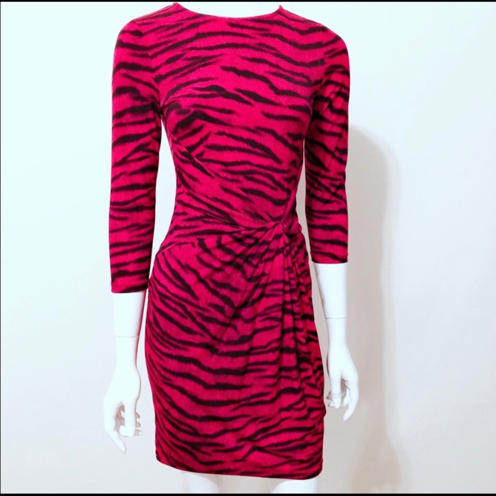 Michael Kors Animal Print Knot Dress
